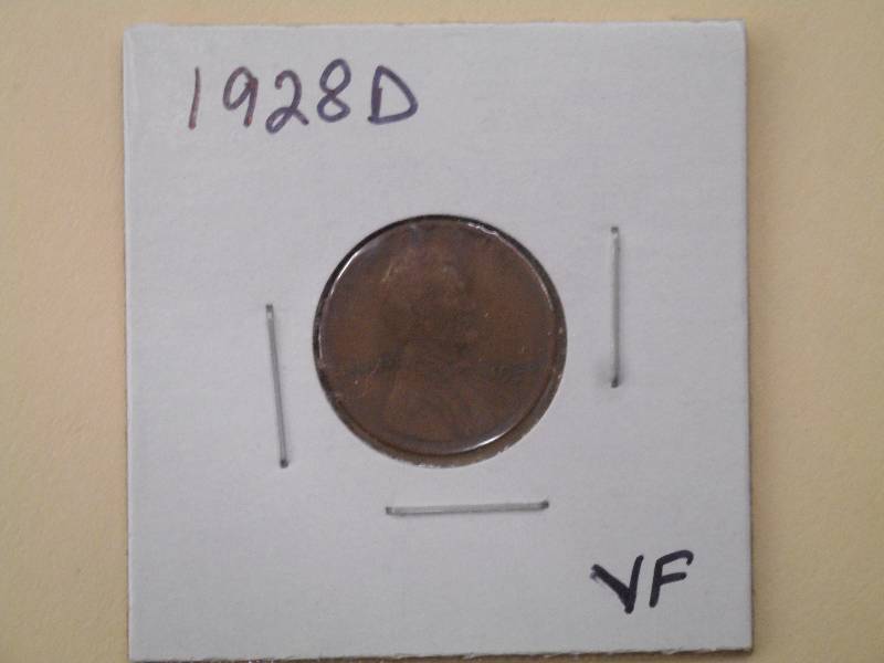 1928 D - Lincoln Wheat Cent - VF Gr...