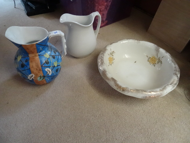 Pitchers & Wash Basin