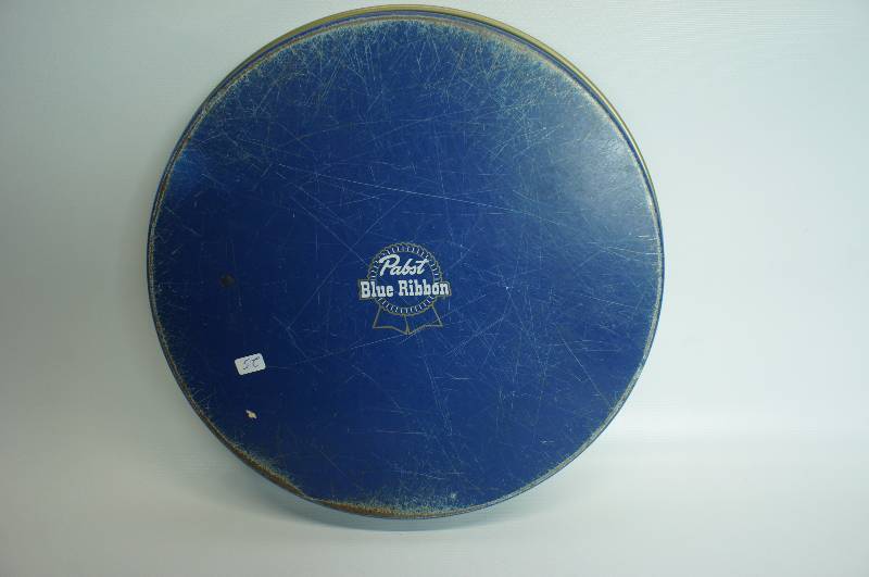 lot 25 image: Pabst Blue Ribbon tray 12 in diameter