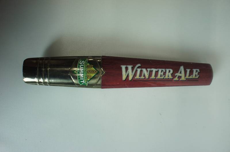 lot 103 image: Summit Winter Ale tall tap handle used