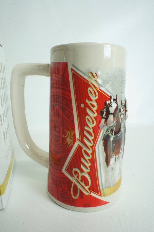 lot 58 image: Budweiser 2012 Holiday Stein