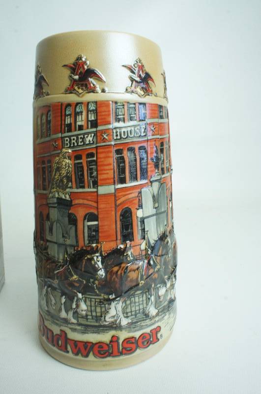 lot 179 image: Budweiser National Historical Landmark Series St Louis Brewhouse Stein