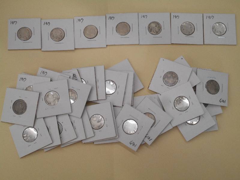 1917 P - Buffalo Head Nickels - Qty...