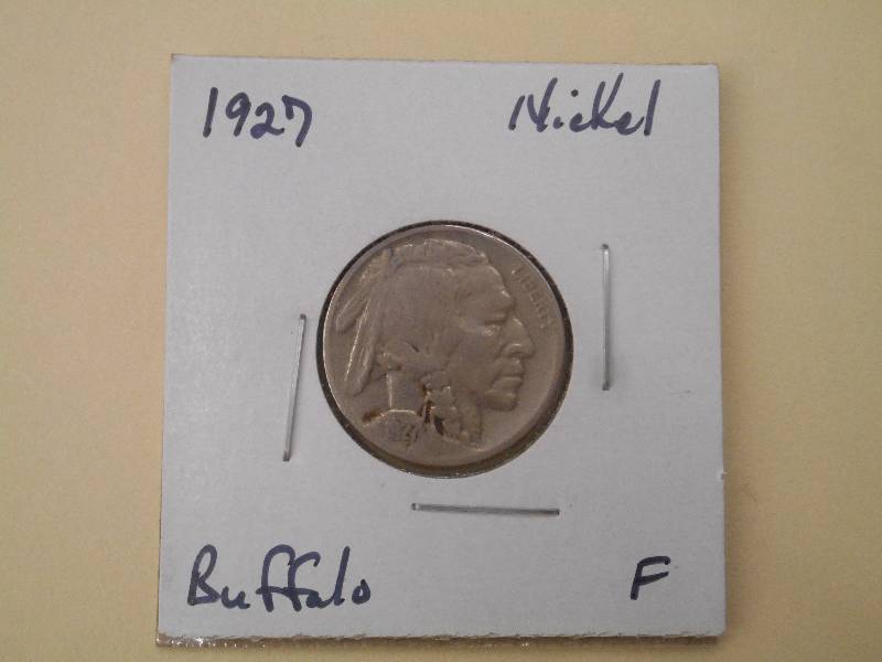 1927 P - Buffalo Head Nickel - F Gr...