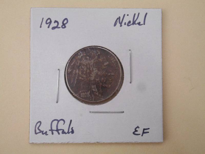 1928 P - Buffalo Head Nickel - EF G...