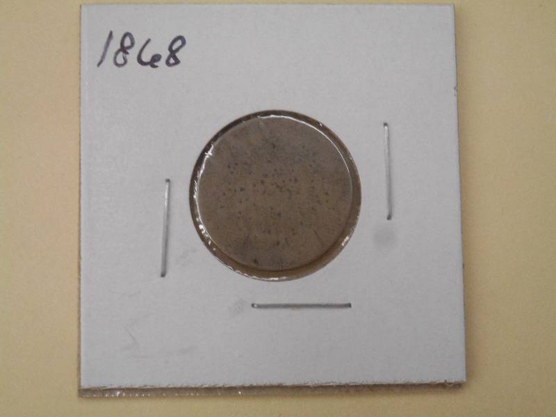 1868 Shield Nickel - Circulated...