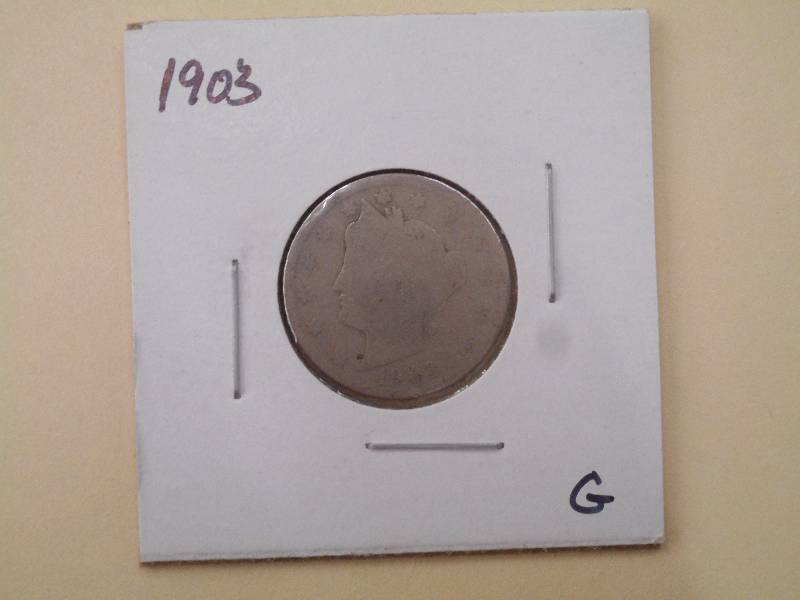 1903 Liberty Head Nickel - G Grade...