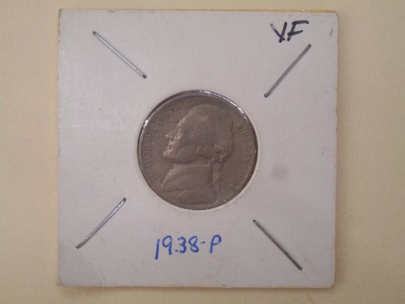 1938 P - Jefferson Nickel - VFEF G...