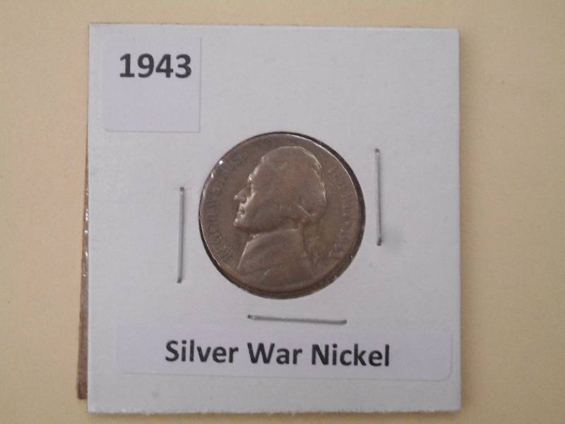 1943 P - Jefferson Silver Nickel - ...
