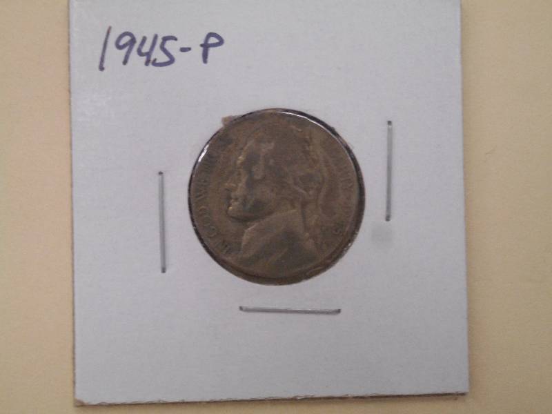 1945 P - Jefferson Silver Nickel - ...