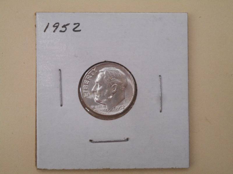 1952 P - Roosevelt Silver Dime - MS...