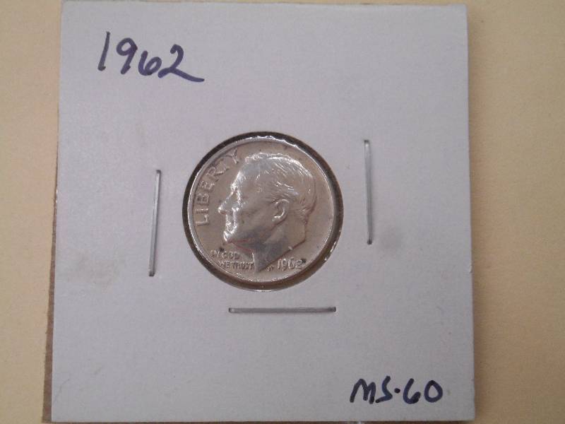 1962 P - Roosevelt Silver Dime - MS...