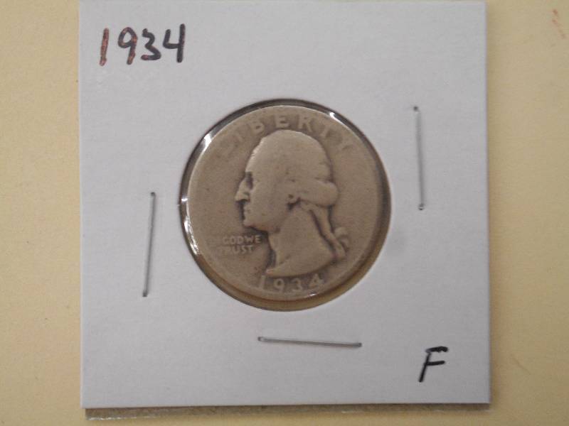 1934 P - Washington Silver Quarter ...