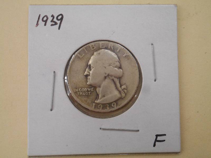 1939 P - Washington Silver Quarter ...