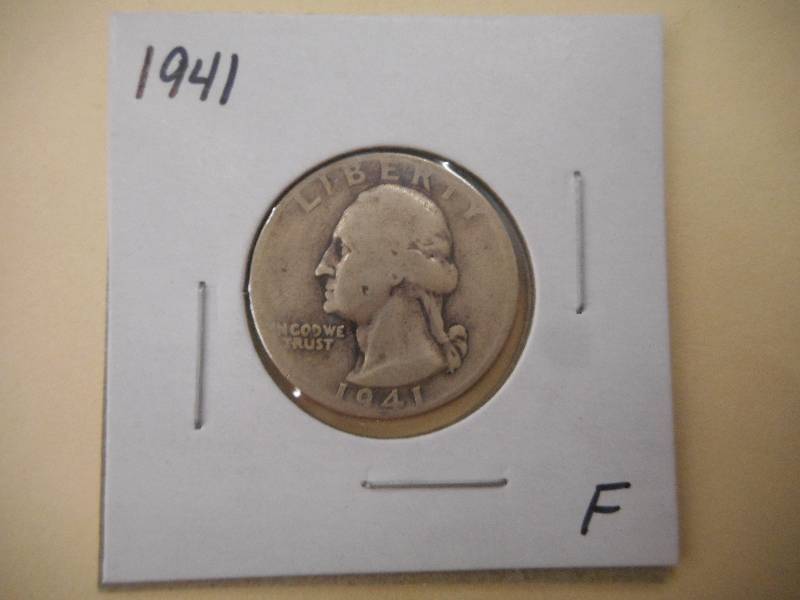 1941 P - Washington Silver Quarter ...