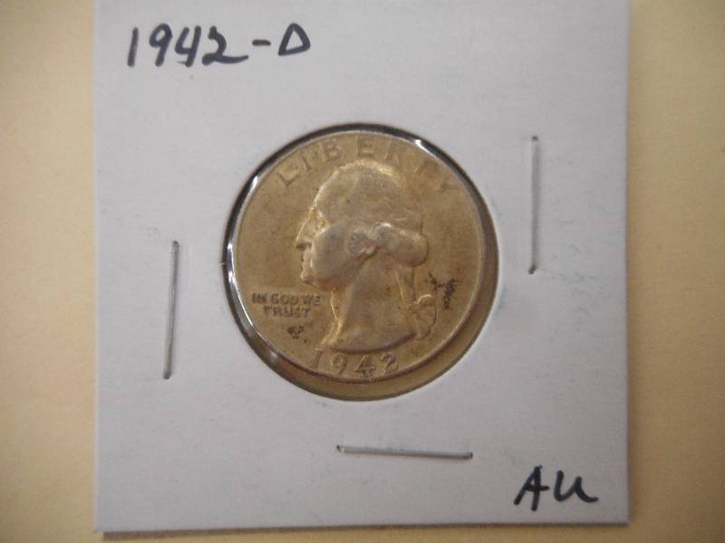 1942 D - Washington Silver Quarter ...