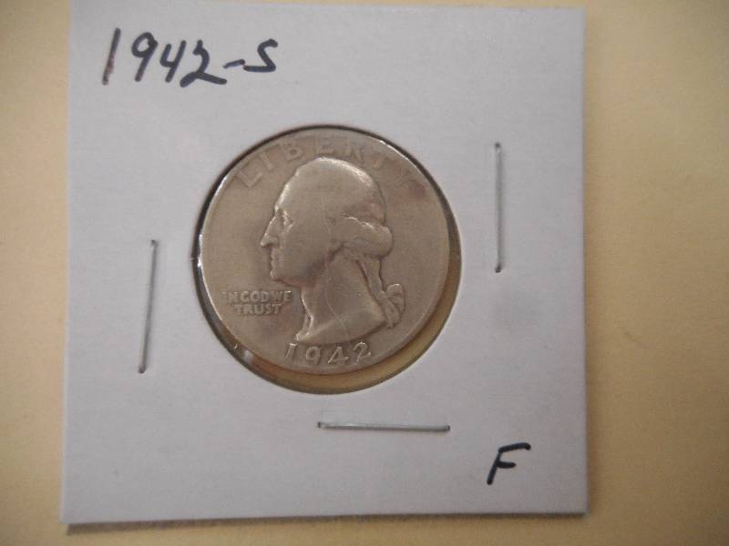 1942 S - Washington Silver Quarter ...