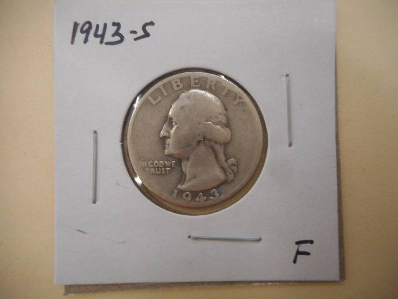 1943 S - Washington Silver Quarter ...