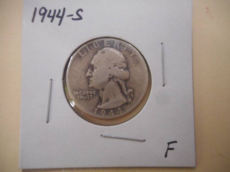 1944 S - Washington Silver Quarter ...