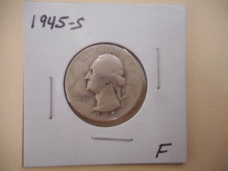 1945 S - Washington Silver Quarter ...