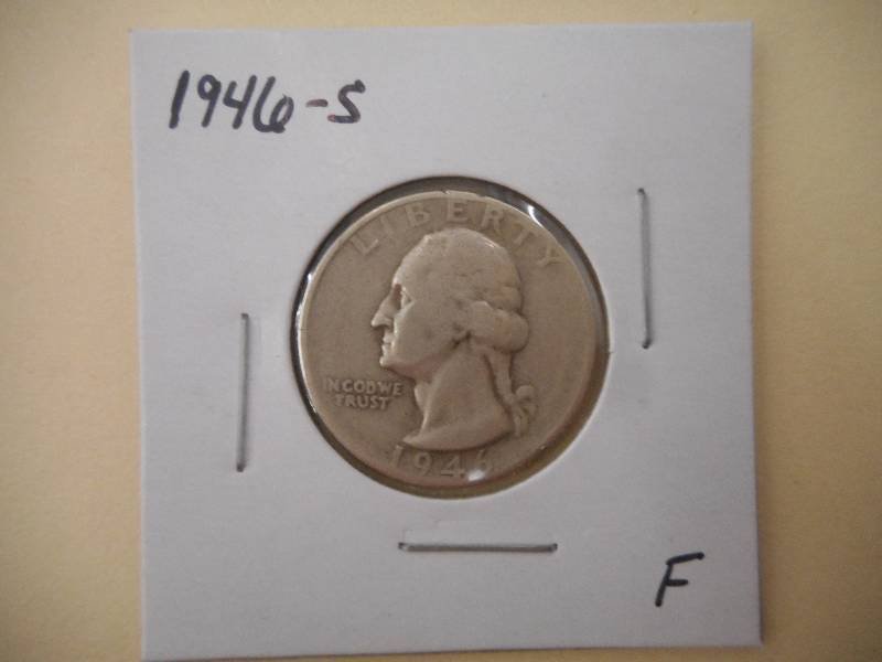 1946 S - Washington Silver Quarter ...