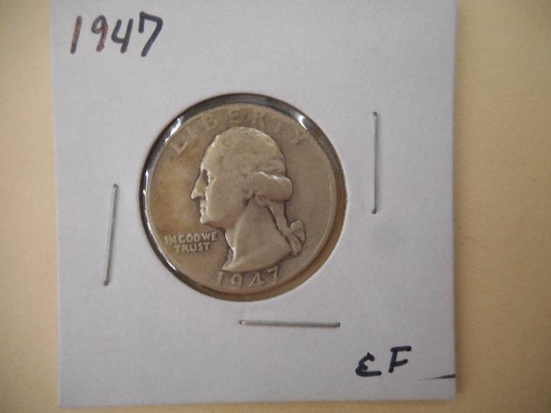 1947 P - Washington Silver Quarter ...