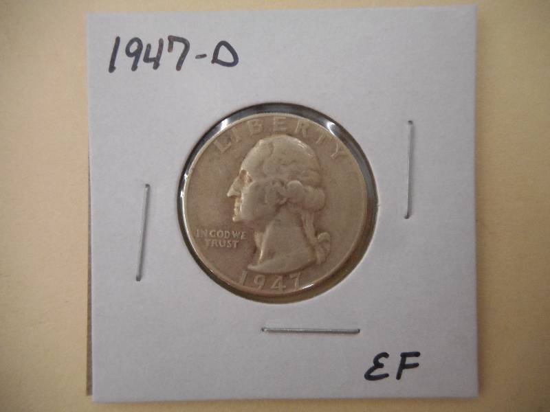1947 D - Washington Silver Quarter ...