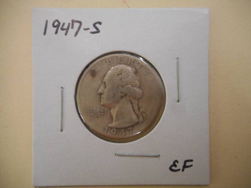 1947 S - Washington Silver Quarter ...