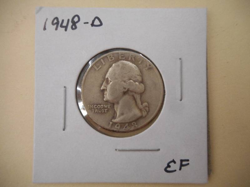 1948 D - Washington Silver Quarter ...