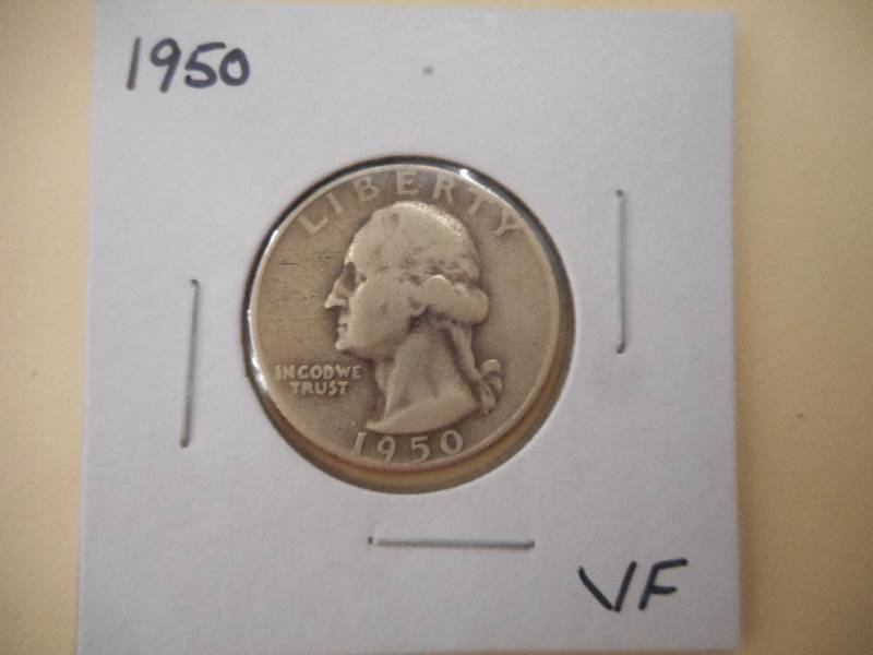 1950 P - Washington Silver Quarter ...