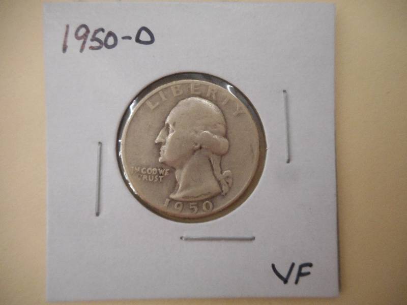 1950 D - Washington Silver Quarter ...