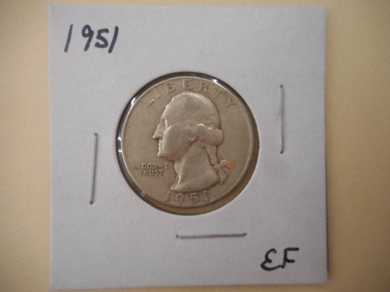 1951 P - Washington Silver Quarter ...