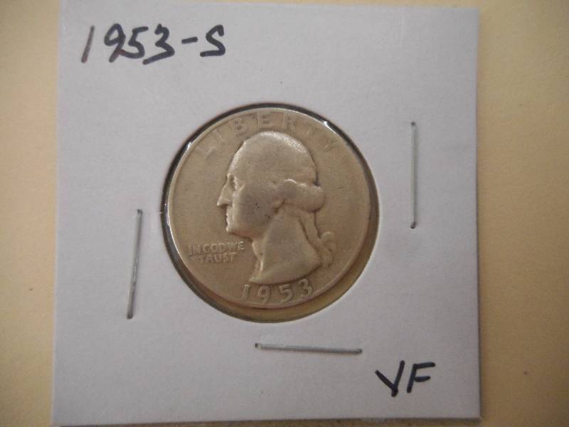 1953 S - Washington Silver Quarter ...
