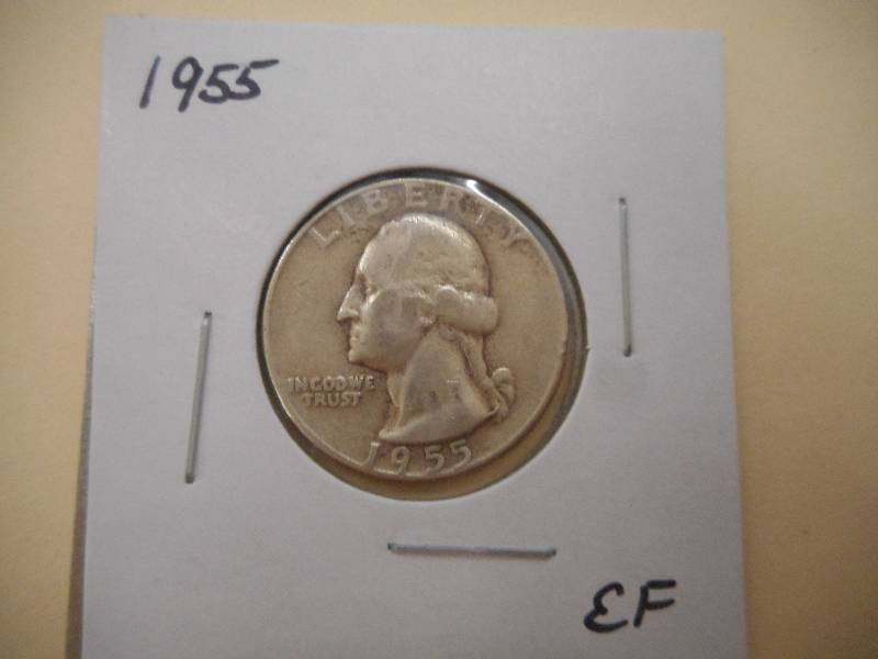 1955 P - Washington Silver Quarter ...