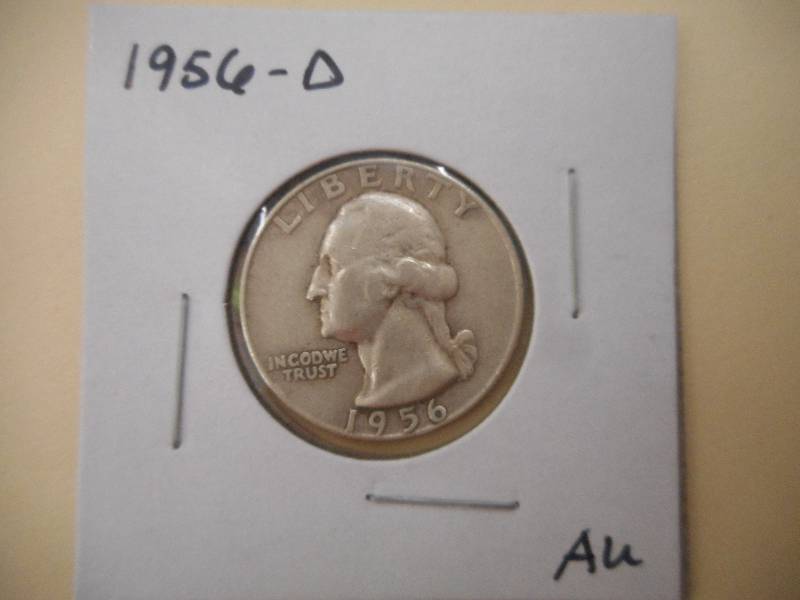 1956 D - Washington Silver Quarter ...