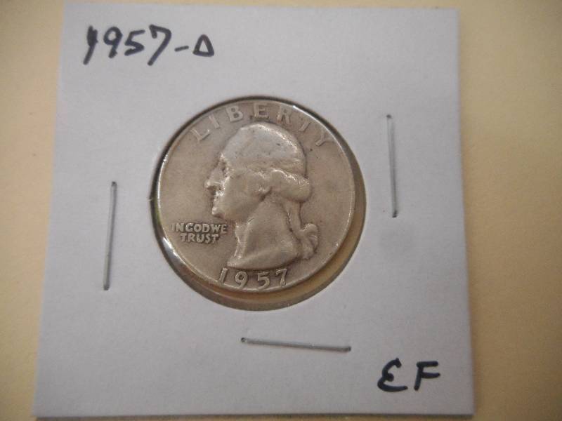 1957 D - Washington Silver Quarter ...