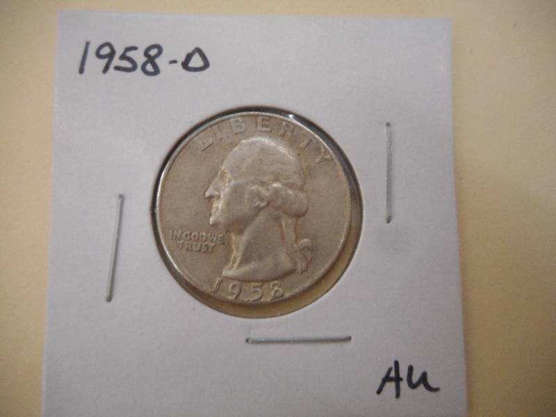 1958 D - Washington Silver Quarter ...