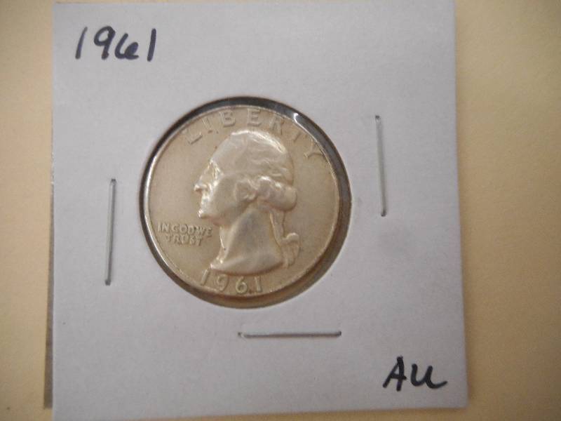 1961 P - Washington Silver Quarter ...