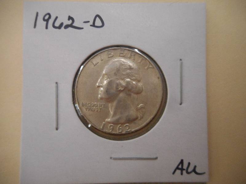 1962 D - Washington Silver Quarter ...
