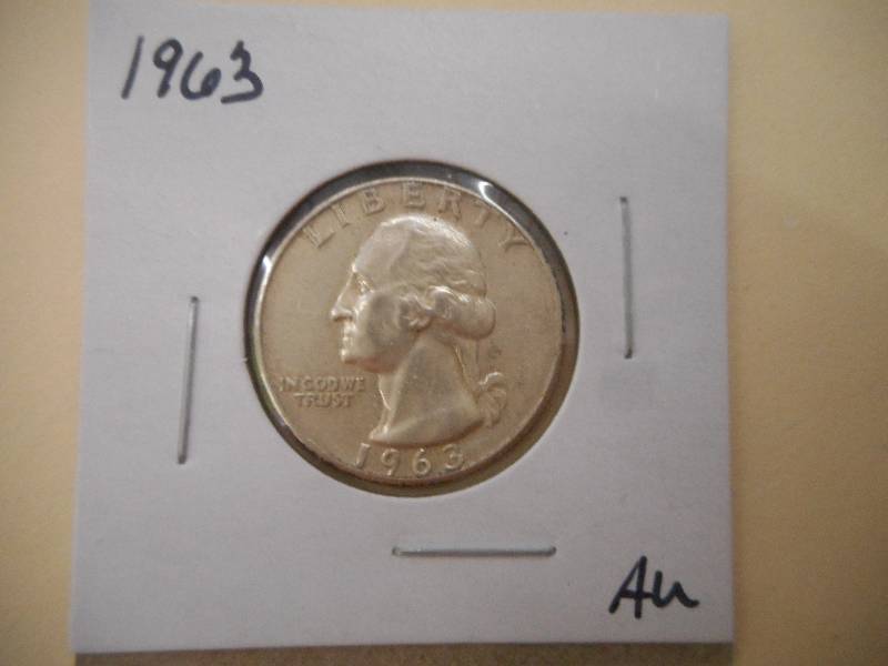 1963 P - Washington Silver Quarter ...