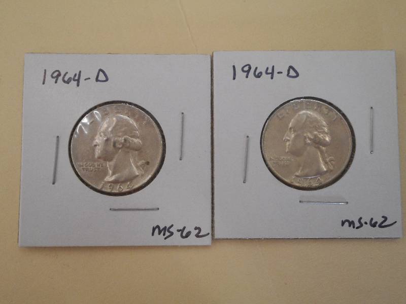 1964 D - Washington Silver Quarter ...