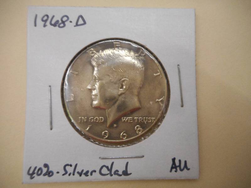 1968 D - Kennedy 40% Silver Half Do...