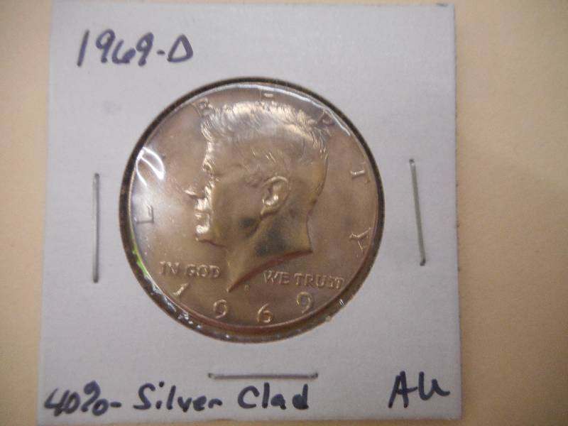 1969 D - Kennedy 40% Silver Half Do...