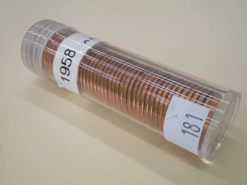 1958 P - Lincoln Wheat Cents - Full...