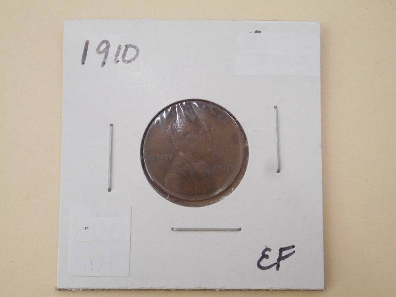 1910 P - Lincoln Wheat Cent - EF Gr...