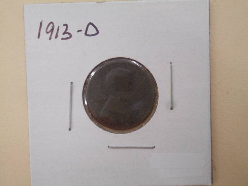 1913 D - Lincoln Wheat Cent - Circu...