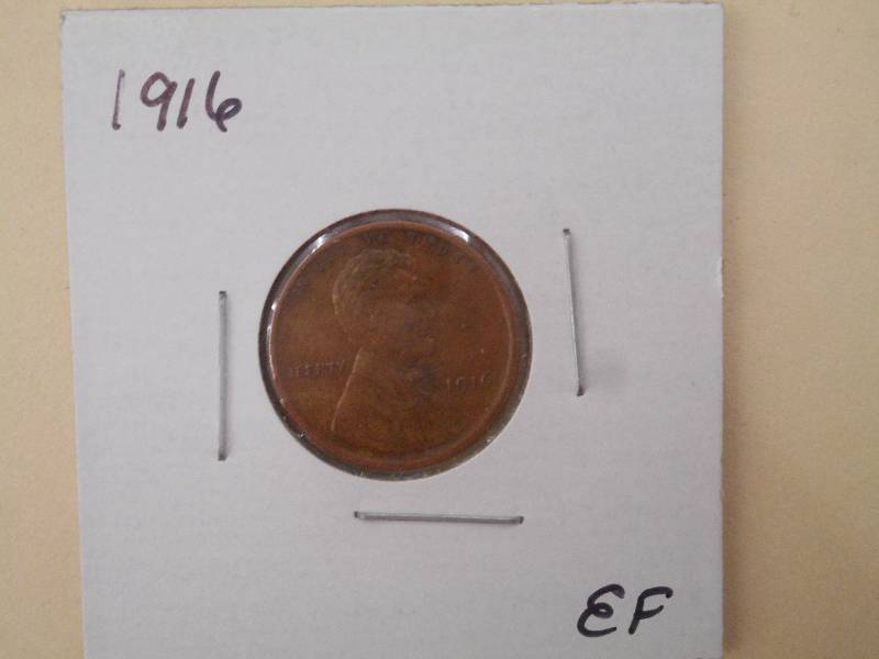 1916 P - Lincoln Wheat Cent - EF Gr...