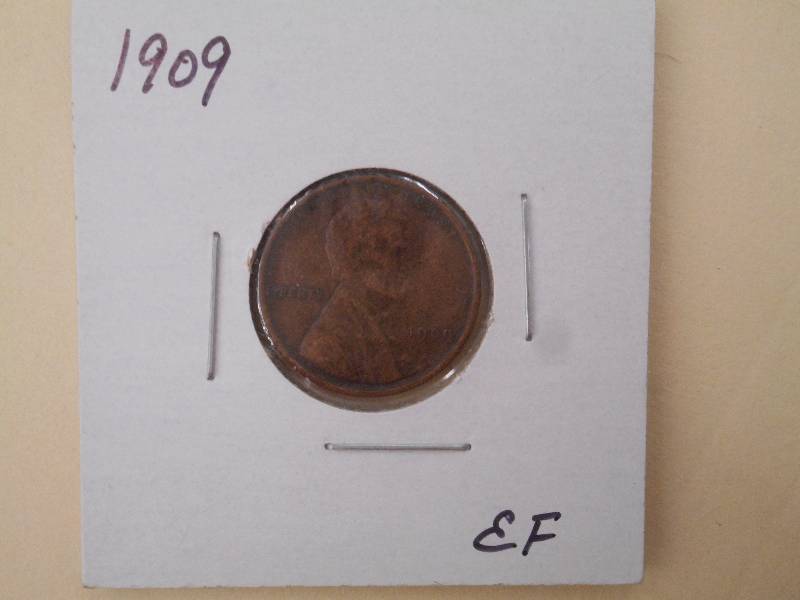 1909 - Lincoln Wheat Cent - EF Grad...