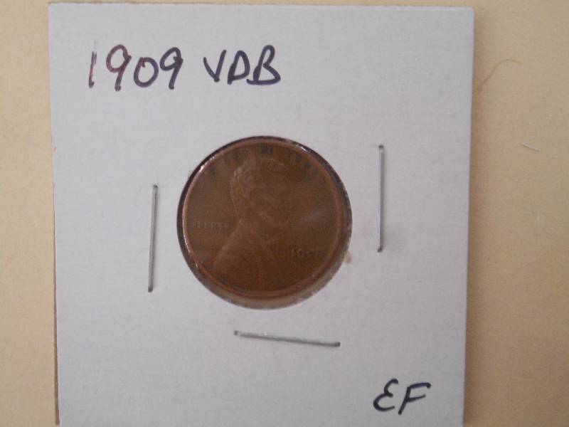 1909 VDB - Lincoln Wheat Cent - EF ...