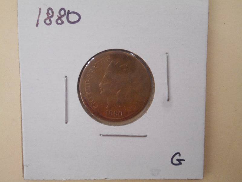 1880 - Indian Head Cent - G Grade...